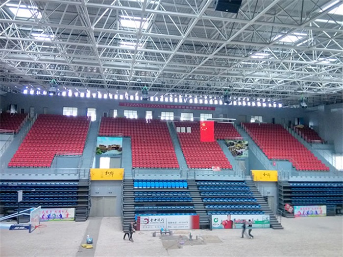 济南电厂体育馆网架加工